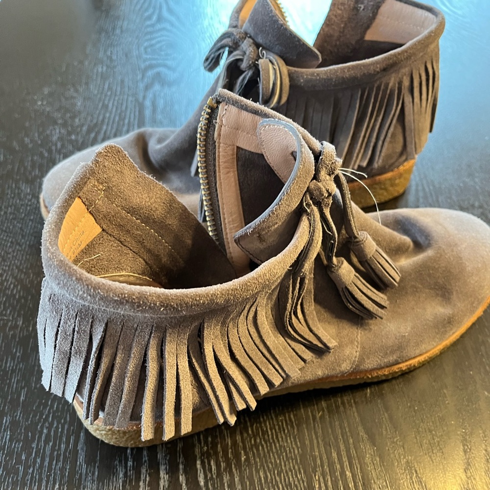 Fringe Suede boots - Kate Spade